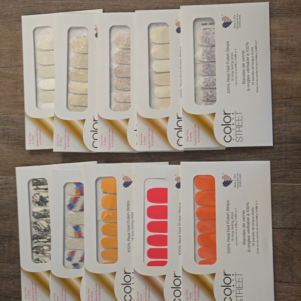 New unopened Colorstreet sets